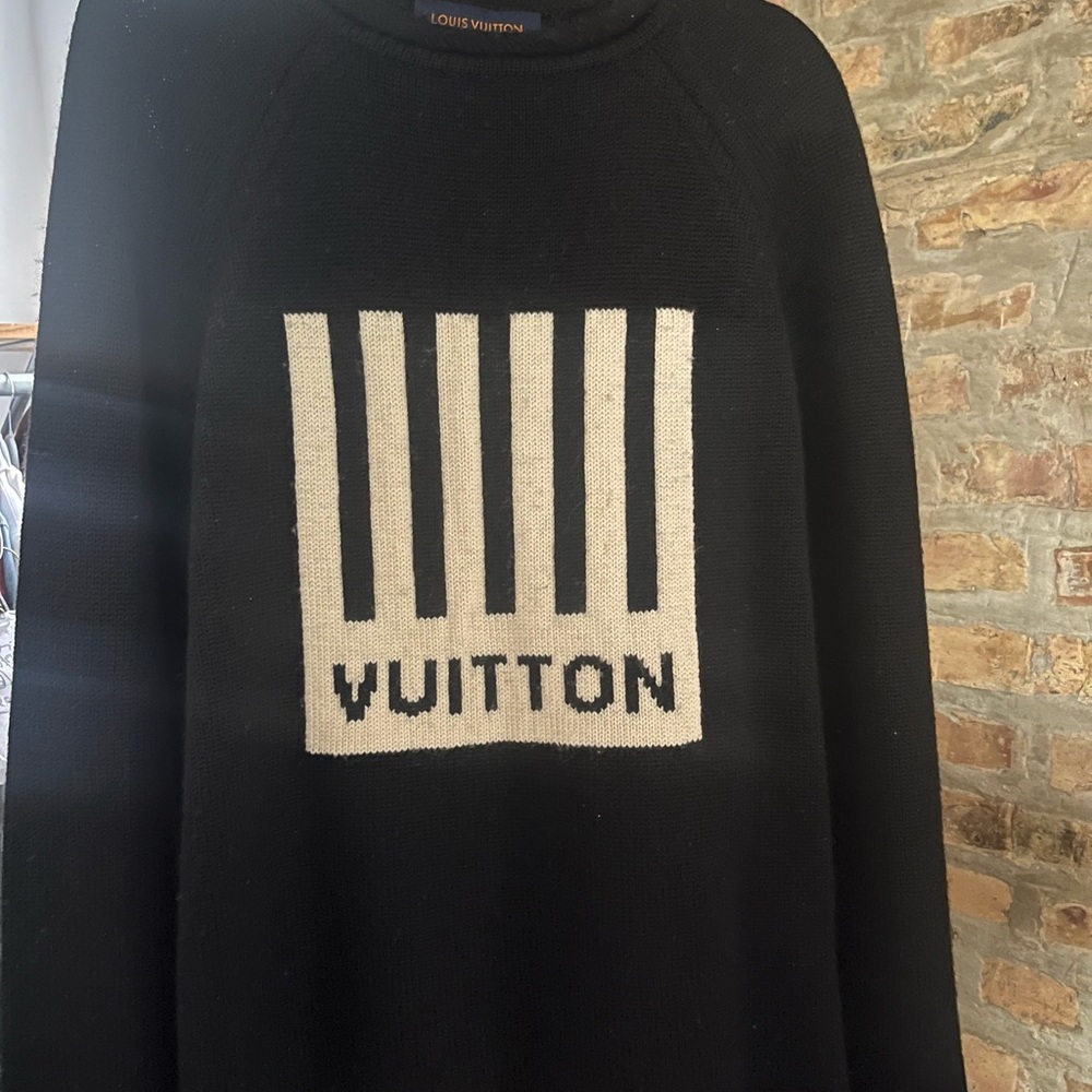 Louis Vuitton Black Sweater